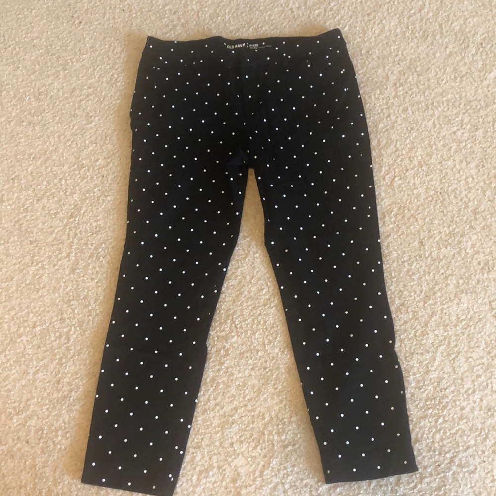 Old Navy black and white pants